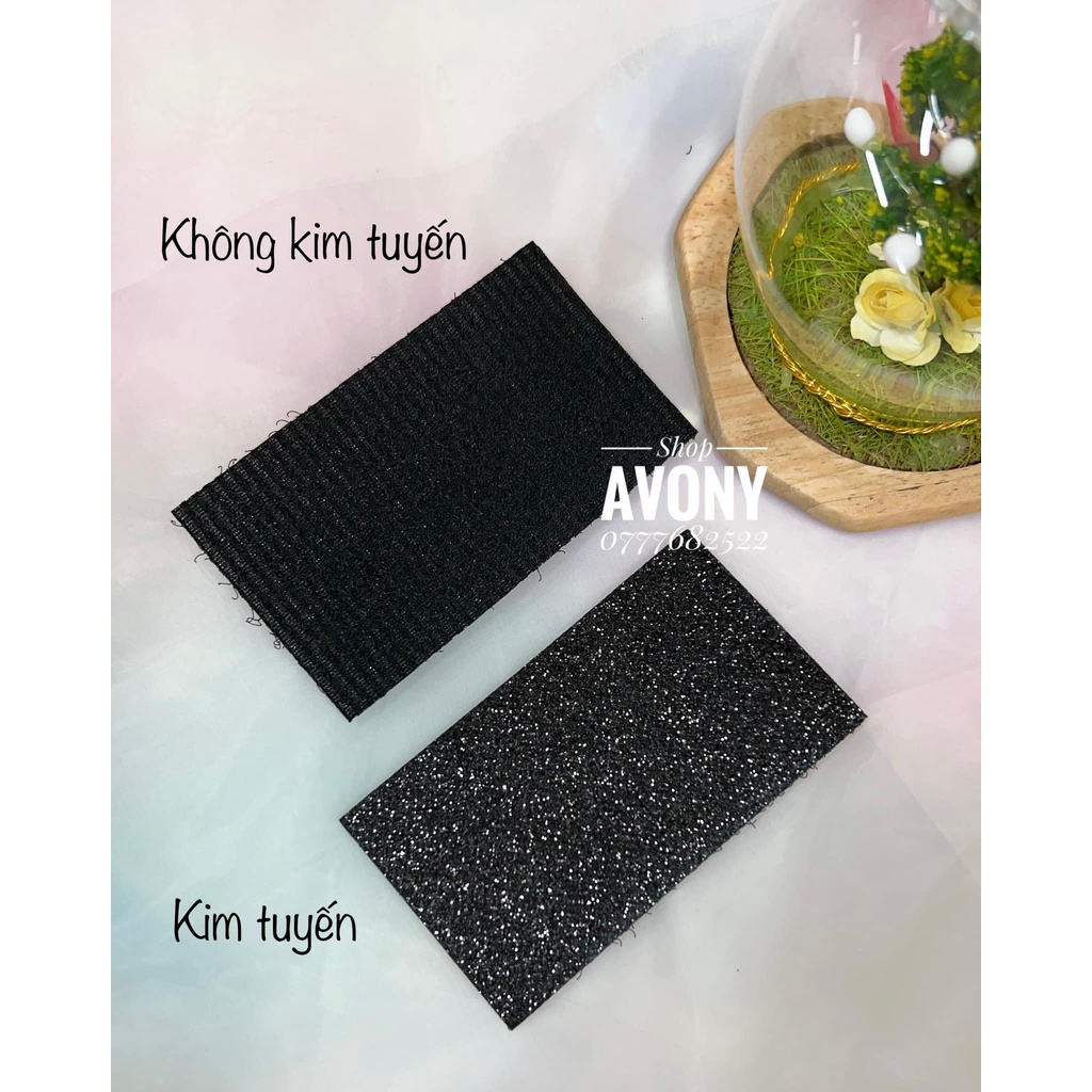 Dán mái - Dán tóc con khi make up  màu đen