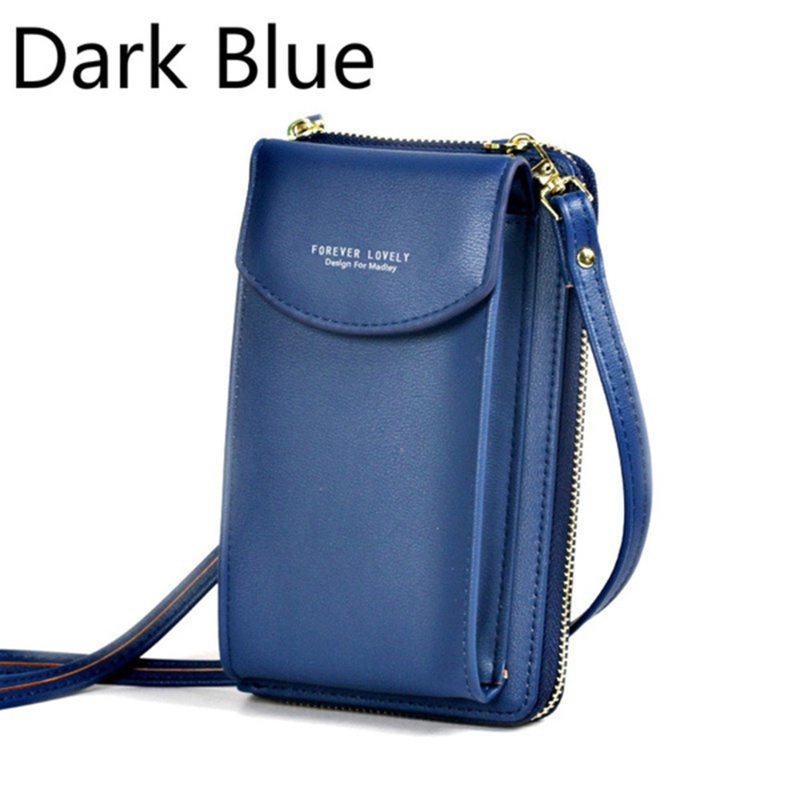 Women's PU Leather Crossbody Bags Large Capacity Multifunction Cellphone Purse Small Cross Body Bag Long Wallet Card Holder Mini Shoulder Bag for Women