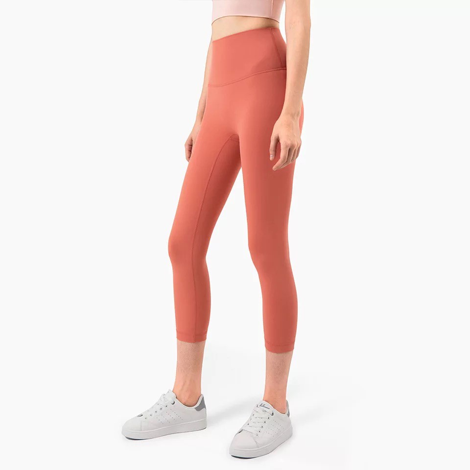 Quần ôm eo cao 7/8 dành cho nữ tập thể thao yoga