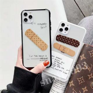 Ốp điện thoại TPU dẻo trong suốt hình băng keo cá nhân Vogue thời trang IPhone 11 Pro Max X XS XR XSMax 8 7 6 6s Plus