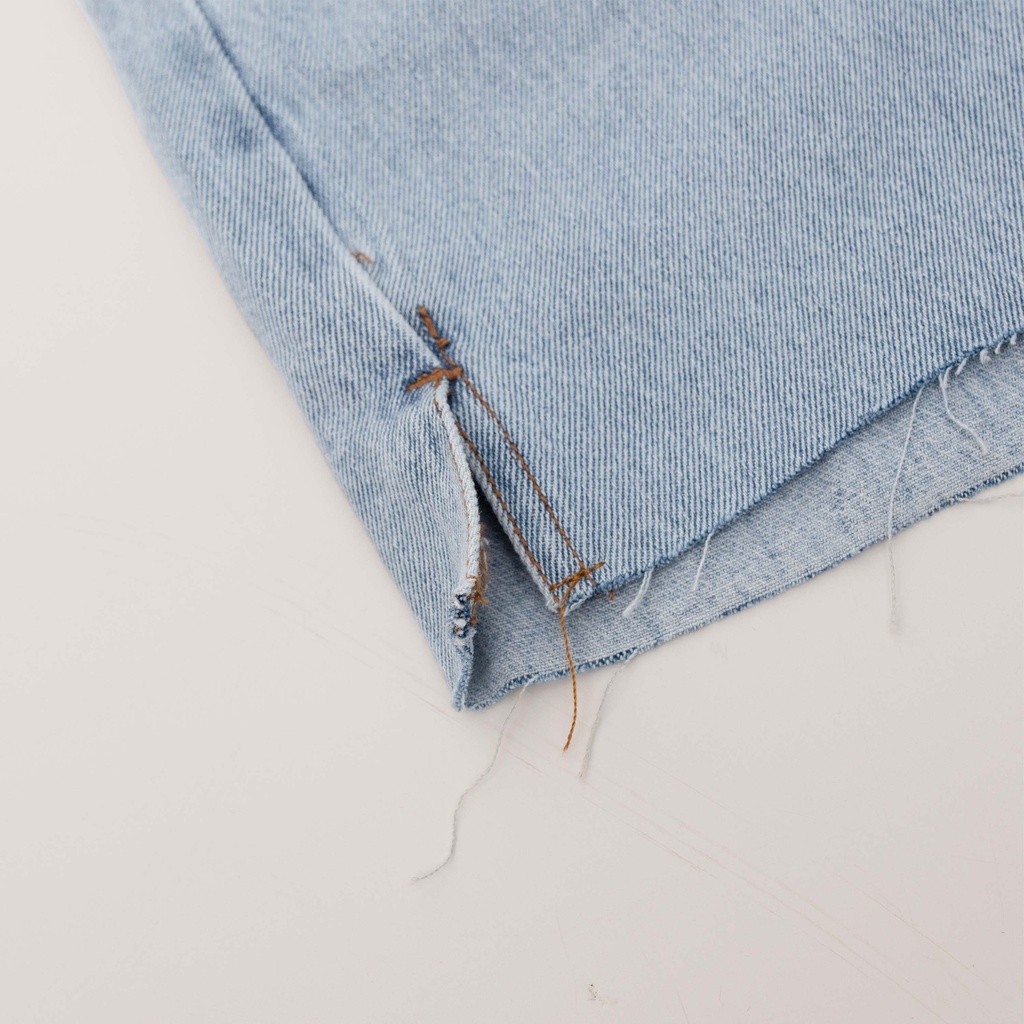 Quần Short Jean Nữ Thiết Kế Có Túi Lưng Quần Cách Điệu Thời Trang X70 - 04560005