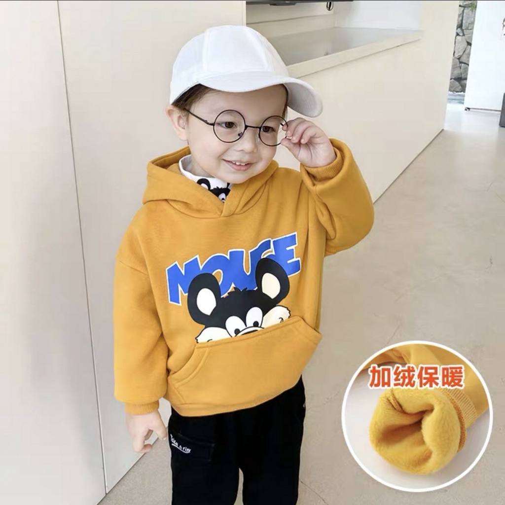 [SALE] Áo Khoác Bé Trai - Bé Gái Chất Nỉ Thu Đông Họa Tiết Hoạt Hình Đáng Yêu cho Trẻ từ 8-20kg KEYER KID VN AK03