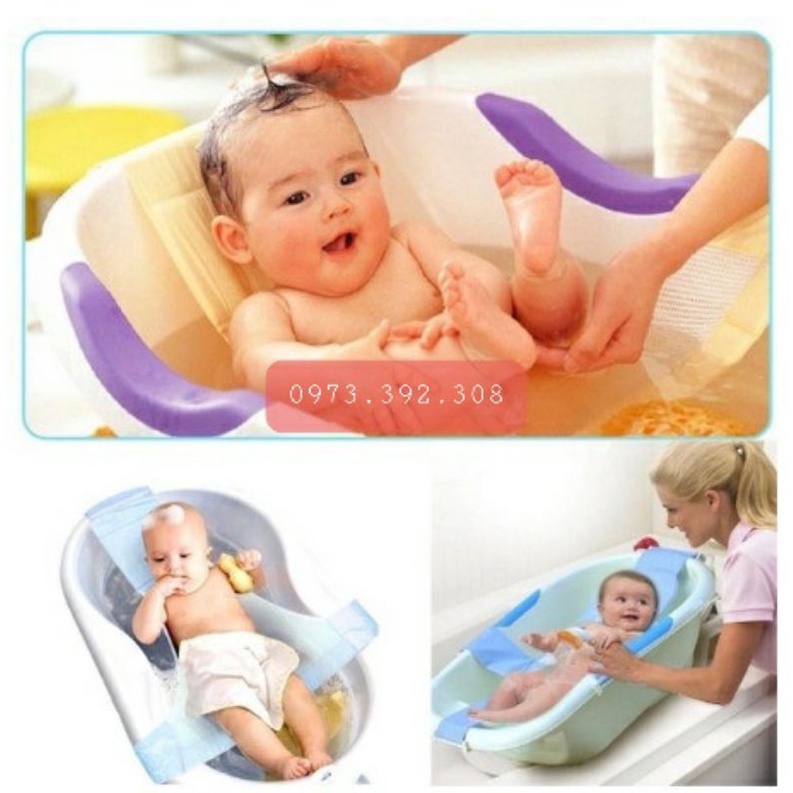 Lưới Tắm Cho Bé Sơ Sinh Dễ Dàng Điều Chỉnh Kích Thước