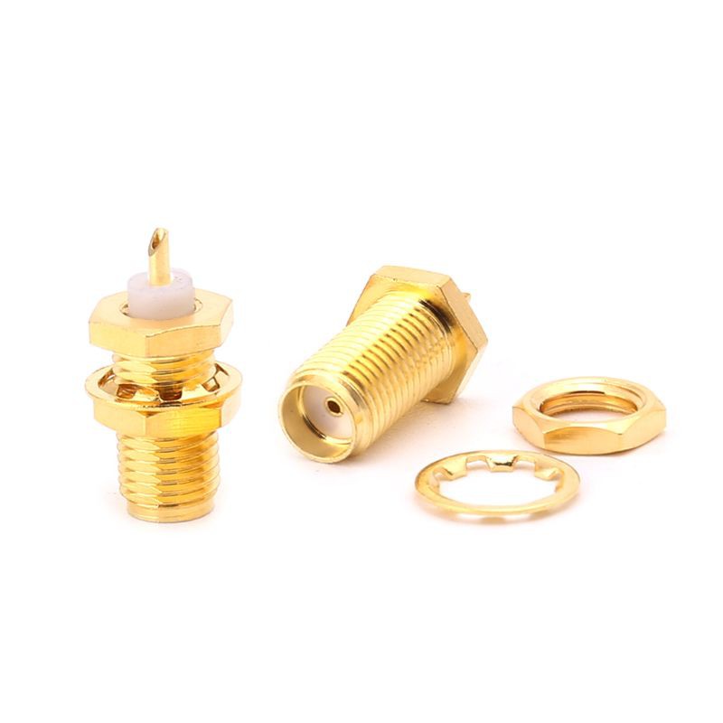 Set 10 đầu nối SMA đầu cái cho mối hàn