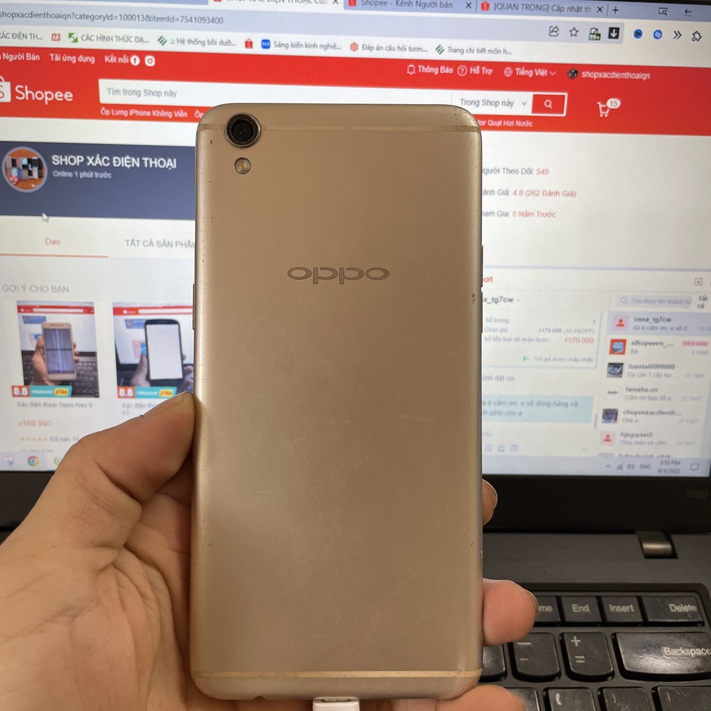 Xác điện thoại Oppo F1 Plus