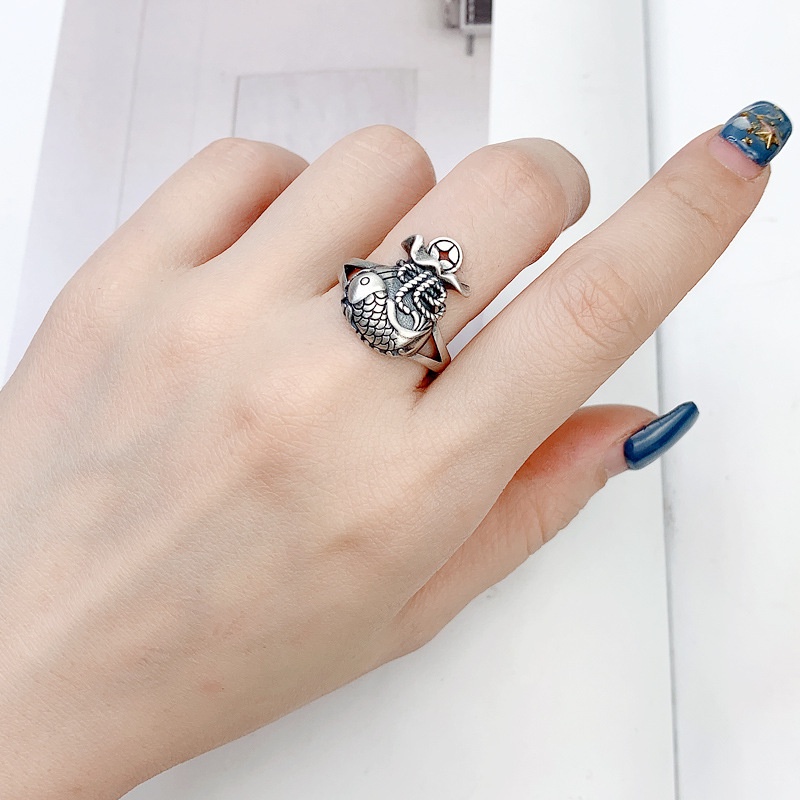 Nhẫn Đeo Tay Kim Loại Tạo Hình Túi Tiền Cá Tính