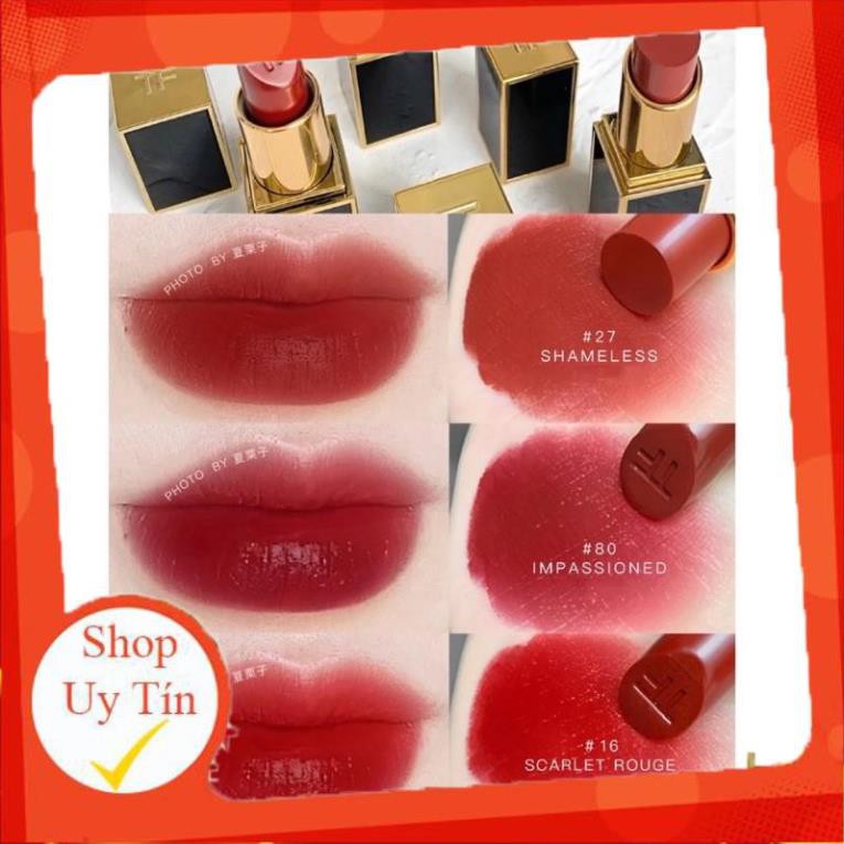 Son Tom ford Vỏ Đen Hàng Chính Hãng Có Bill CHECK CODE_Tomford  son tf 07 ruby rush
