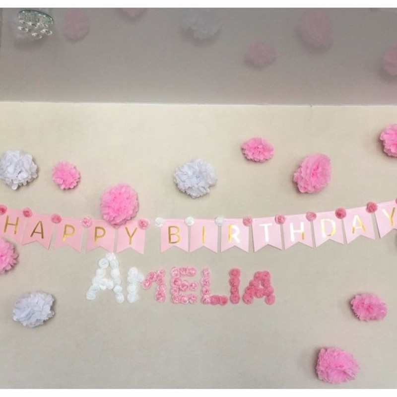 Dây treo trang trí tiệc sinh nhật in chữ &quot;BIRTHDAY&quot;