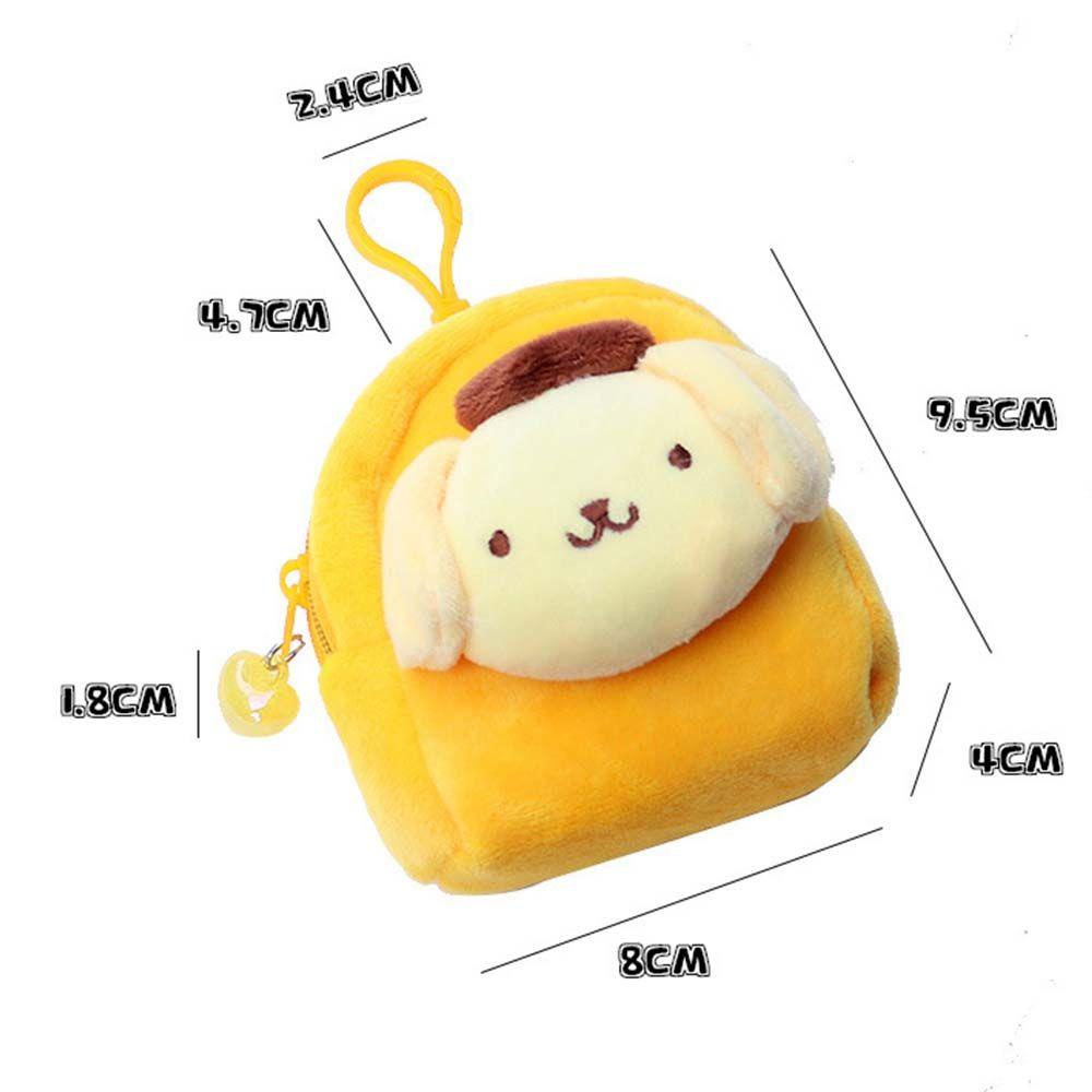 Ví Đựng Tiền Xu Mini Có Khóa Kéo Họa Tiết Hoạt Hình Xinh Xắn