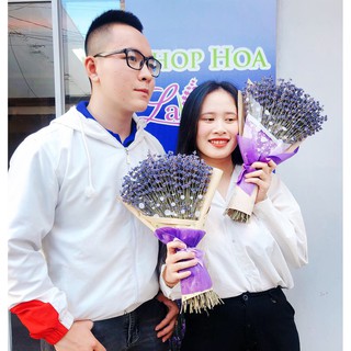Hoa Lavender Khô Gói Giấy