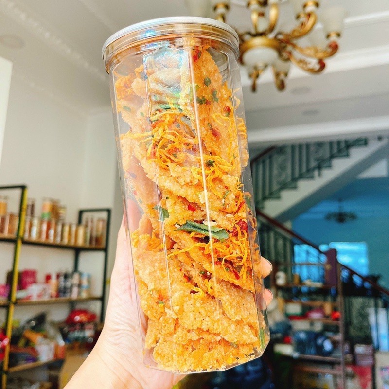 Cơm Cháy Chiên Giòn Mắm Lắc Khô Gà 500gr