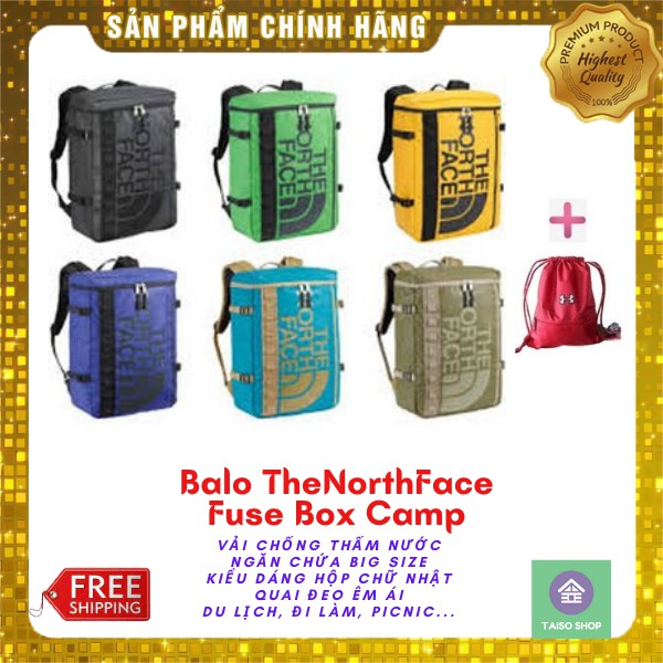 [XUẤT DƯ] BALO DU LỊCH THE NORTH FACE FUSE BOX BASE CAMP ĐEN (mua 1 tặng một) GIÁ KHÔNG ĐỔI