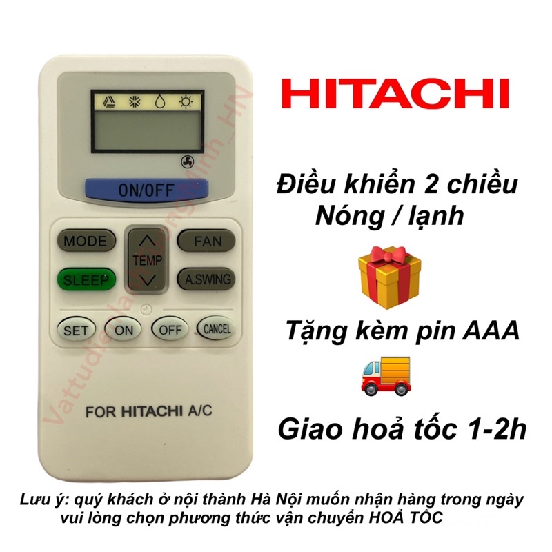 Điều khiển điều hoà Hitachi hàng thay thế - Remote máy lạnh Hitachi chọn mẫu