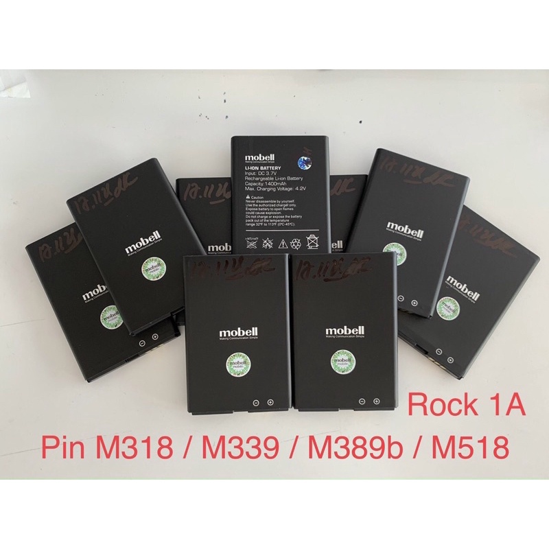 Pin Mobell Rock 1 / Rock 1A Chính Hãng mới 100%