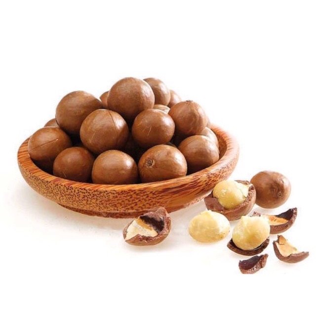 1kg Hạt Macca Úc nứt vỏ Macadamia