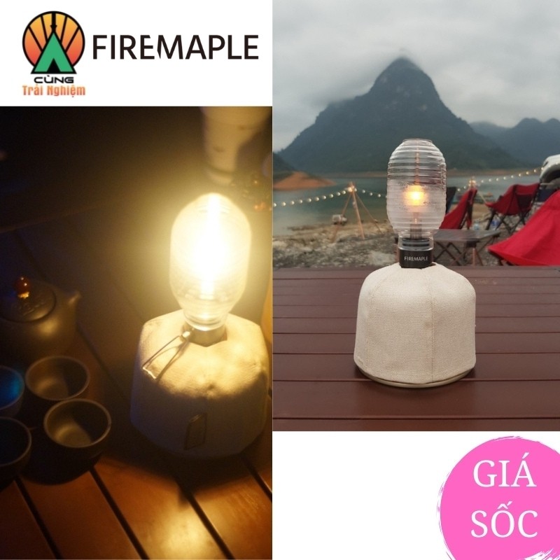 [CHÍNH HÃNG] Đèn Dã Ngoại Chuyên Dụng Fire Maple Nhiên Liệu Gas Dành Cho Hoạt Động Ngoài Trời Firefly Gas Lantern