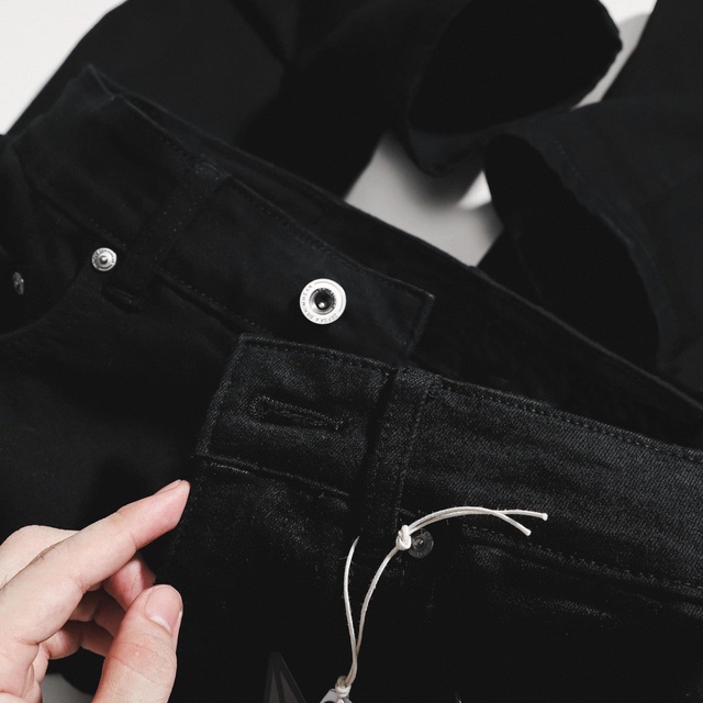 Quần jean nam đen trơn co giãn 4 chiều,quần bò nam màu đen trơn dáng ôm chất vải cao cấp ms20