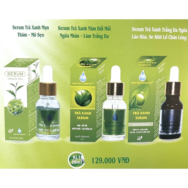 SERUM TRÀ XANH NHẬT VIỆT