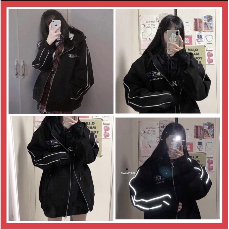 Áo Khoác Hoddie Unisex icon NữBr.StoreÁo jacker Nhung Tăm from cánh dơi, Tay bồng,vải dày đẹp không nhăn