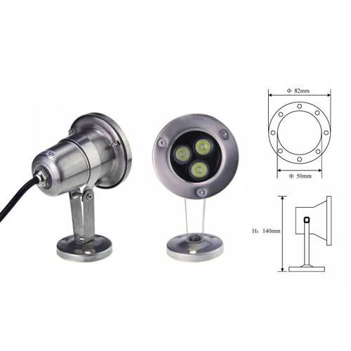Đèn LED Âm Nước Chân Đế Cho Đài Phun Nước