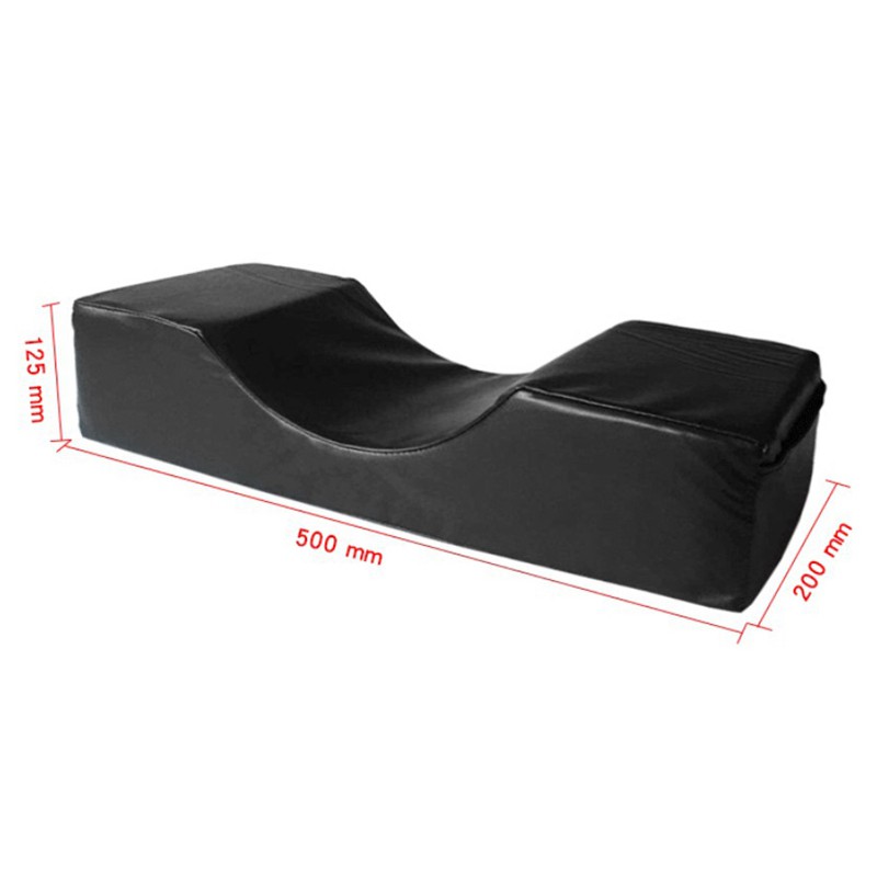 (Hàng Mới Về) Gối Đệm Hỗ Trợ Nối Mi Chuyên Nghiệp Màu Đen Bằng Pu | BigBuy360 - bigbuy360.vn