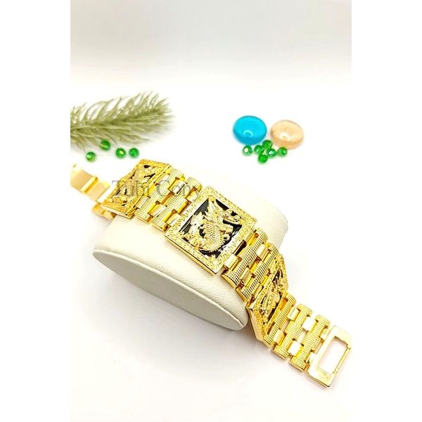 Lắc Tay Nam Mạ Vàng 18K Chạm Dragon Mẫu 120.260722