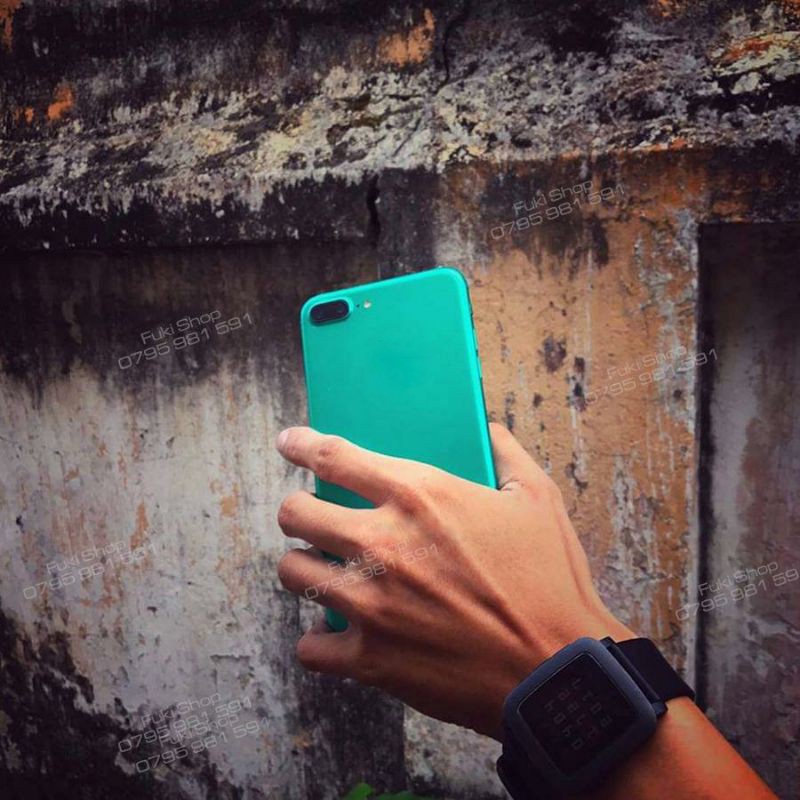 Tấm Dán Skin FULL mặt sau Matte Brushed Seafoam 13prm , 12prm , 11prm , x, ,xsm , ip11 , ip12 , ip13 - FukiShop