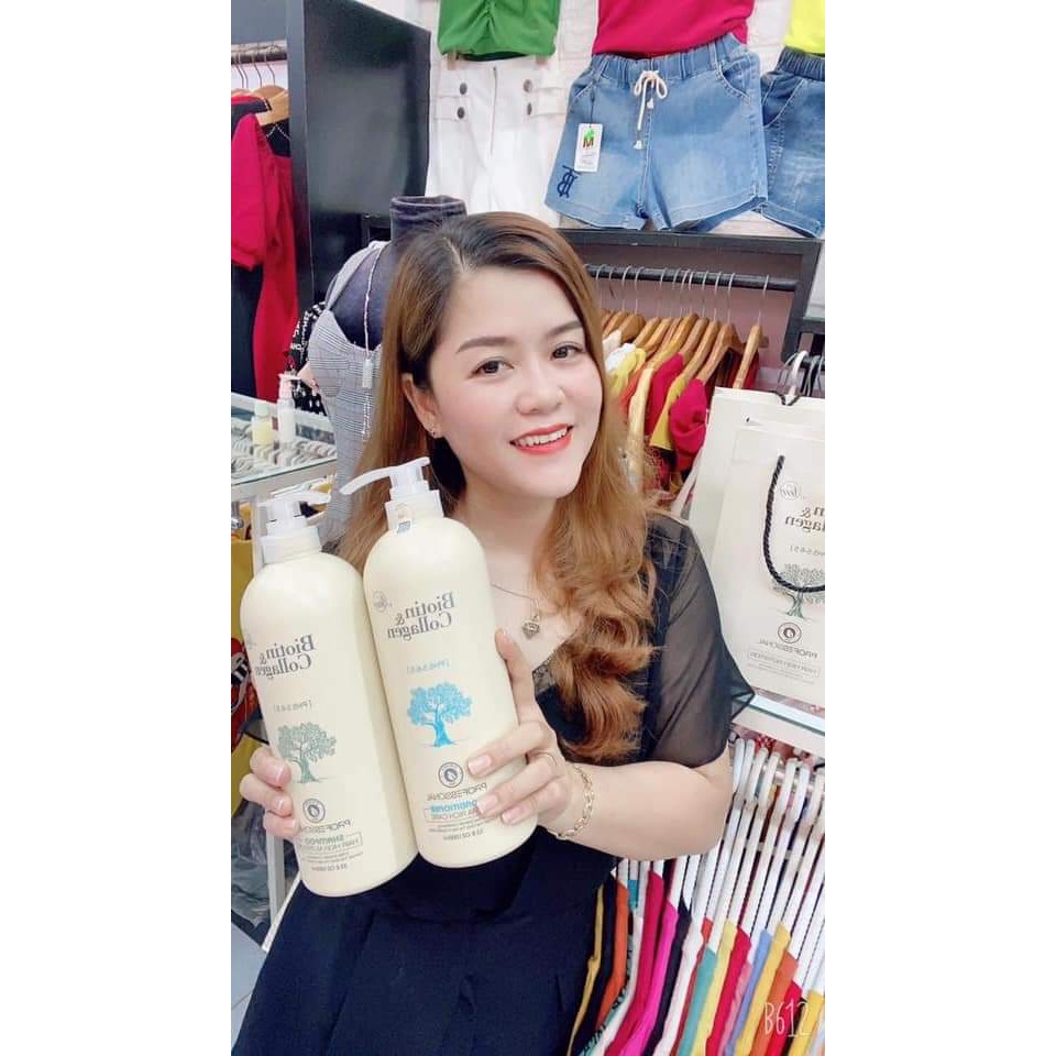 [ Hàng chính hãng ] Cặp Dầu Gội Xả Biotin Collagen 1000mlx2 | BigBuy360 - bigbuy360.vn