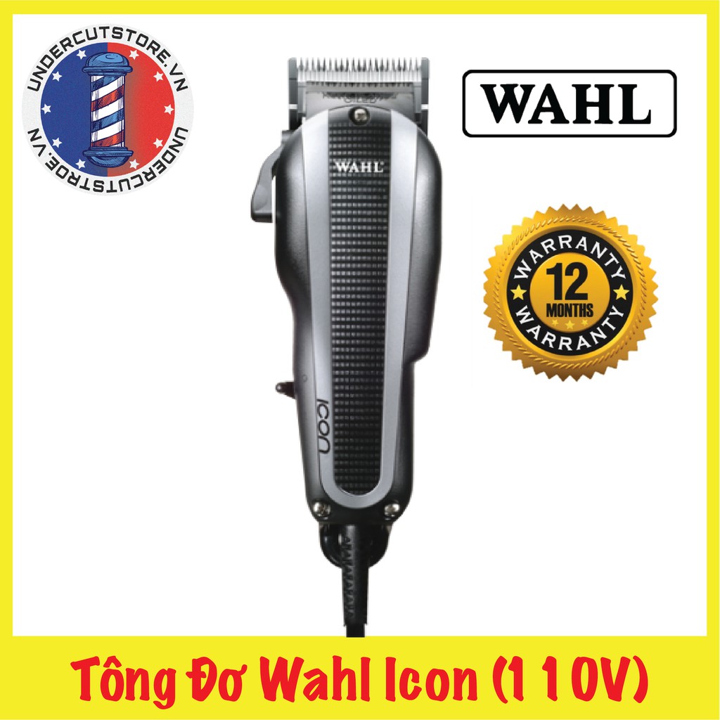 Tông Đơ Cắt Tóc Wahl Icon - Tông Đơ Cắt Tóc USA - Hàng Chính Hãng - Nội Địa Mỹ - Bảo Hành 1 Năm