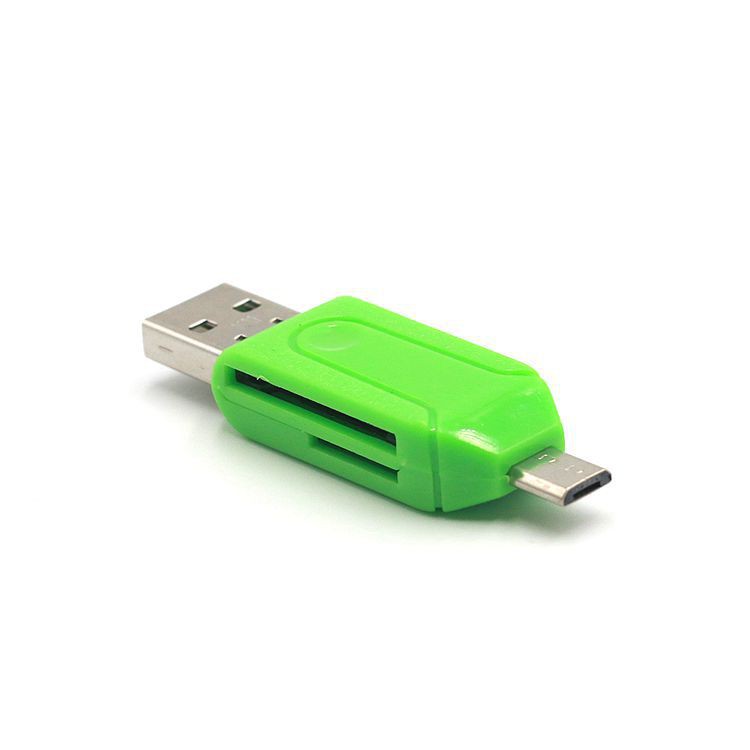 Đầu Đọc Thẻ Nhớ Micro Usb Otg Tf / Sd Dành Cho Điện Thoại Máy Tính Bảng