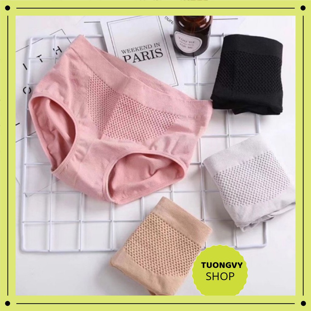 Quần lót cotton nữ 𝑭𝒓𝒆𝒆𝒔𝒉𝒊𝒑Quần Lót Nữ Xuất Nhật Quần Kháng Khuẩn Định Hình cạp cao