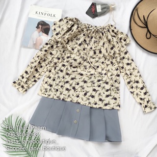 Áo trễ vai hoa xinh ❤️