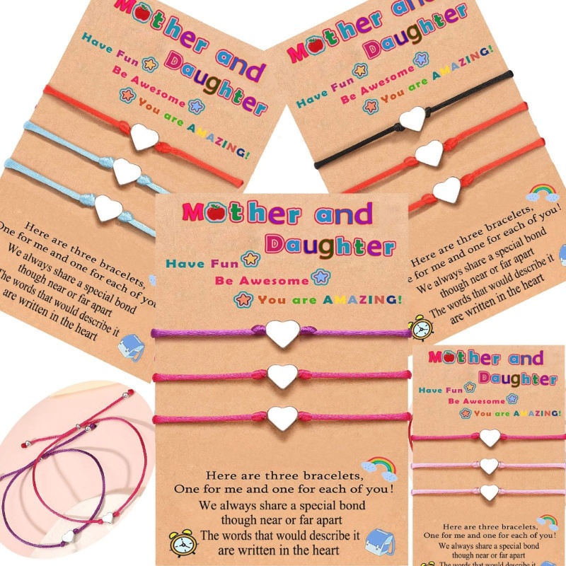 Set 3 Vòng Tay Bện Dây Sáp May Mắn Cho Nam Nữ