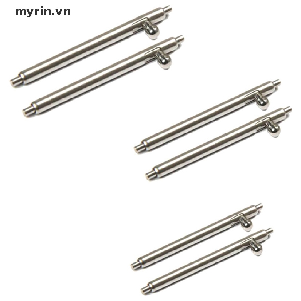 Set 10 Thanh Lò Xo Bằng Thép Không Gỉ 12~24mm Chuyên Dụng Cho Đồng Hồ Đeo Tay