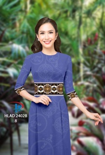 Vải Áo Dài Tằm Ý Hoạ Tiết Thổ Cẩm