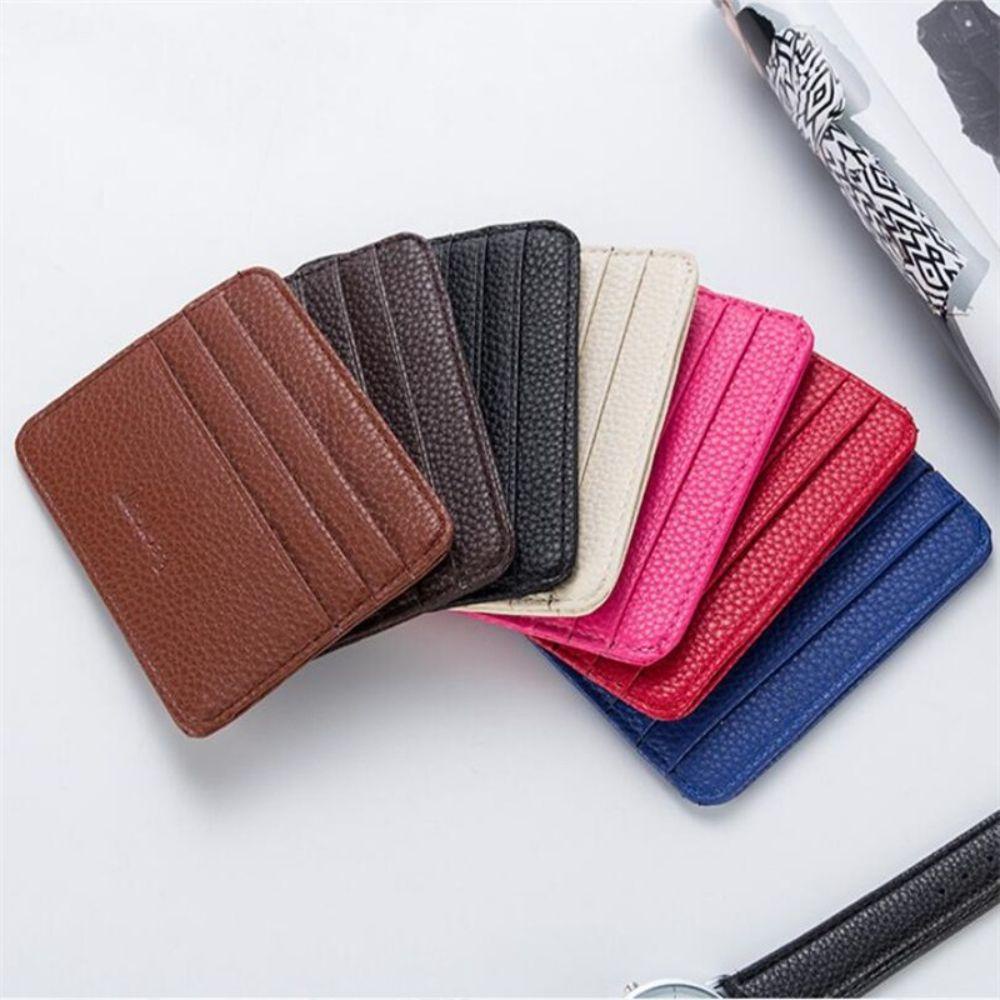 Ví Da PU Mỏng Đựng Thẻ Tín Dụng / Danh Thiếp Đa Năng