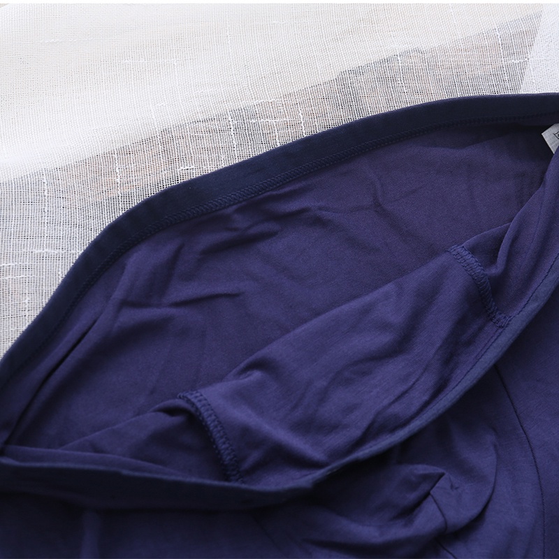 Quần Lót Boxer Màu Trơn Mềm Mại Thoáng Khí Thoải Mái Gợi Cảm Cho Nam