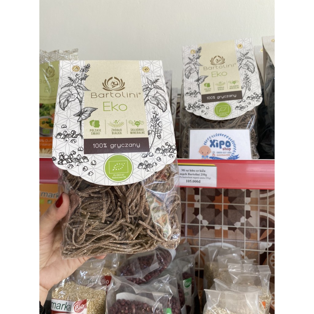 Mì Sợi Hữu Cơ Kiều Mạch Bartolini Organic 250g