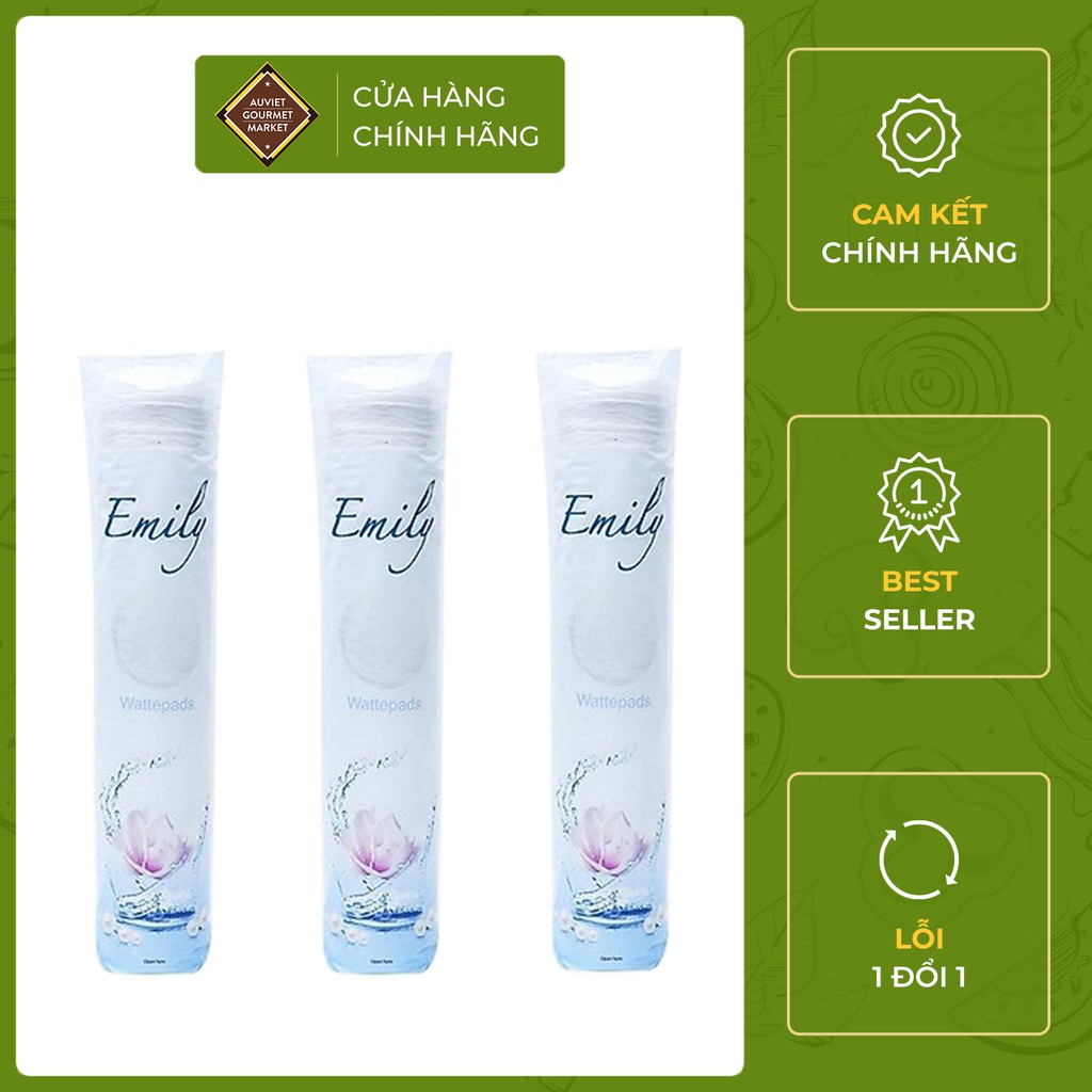 Bông tẩy trang Emily gói 120 miếng | BigBuy360 - bigbuy360.vn
