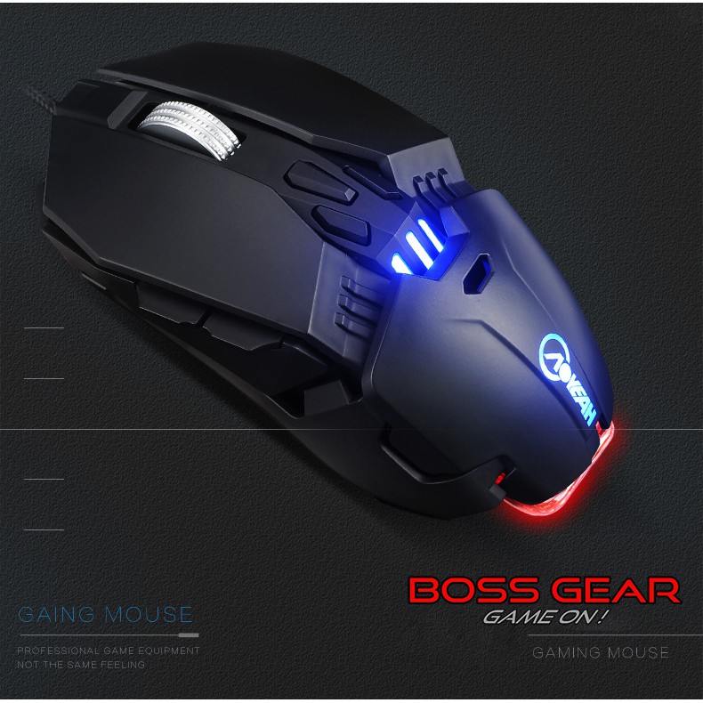 [Mã SKAMPUSHA7 giảm 8% đơn 250k]Chuột Gaming Aoyeah G902 ( Thay đổi cân nặng, Tùy chỉnh màu vỏ, có phần mềm riêng )