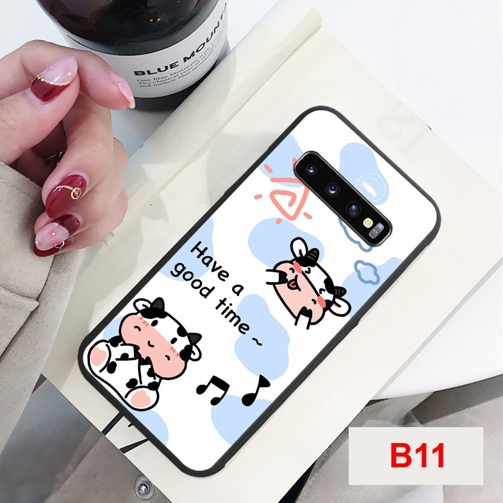 ỐP LƯNG SAMSUNG S10/S10E/S10 PLUS/S10 5G HÌNH BÒ SỮA MOO IN HÌNH ĐỘC LẠ
