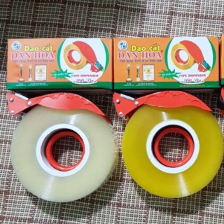 Combo 1 cắt băng dính 200da + 1 cuộn băng dính 1 kg