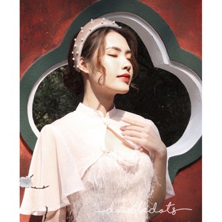 Bờm băng đô nhung cài tóc