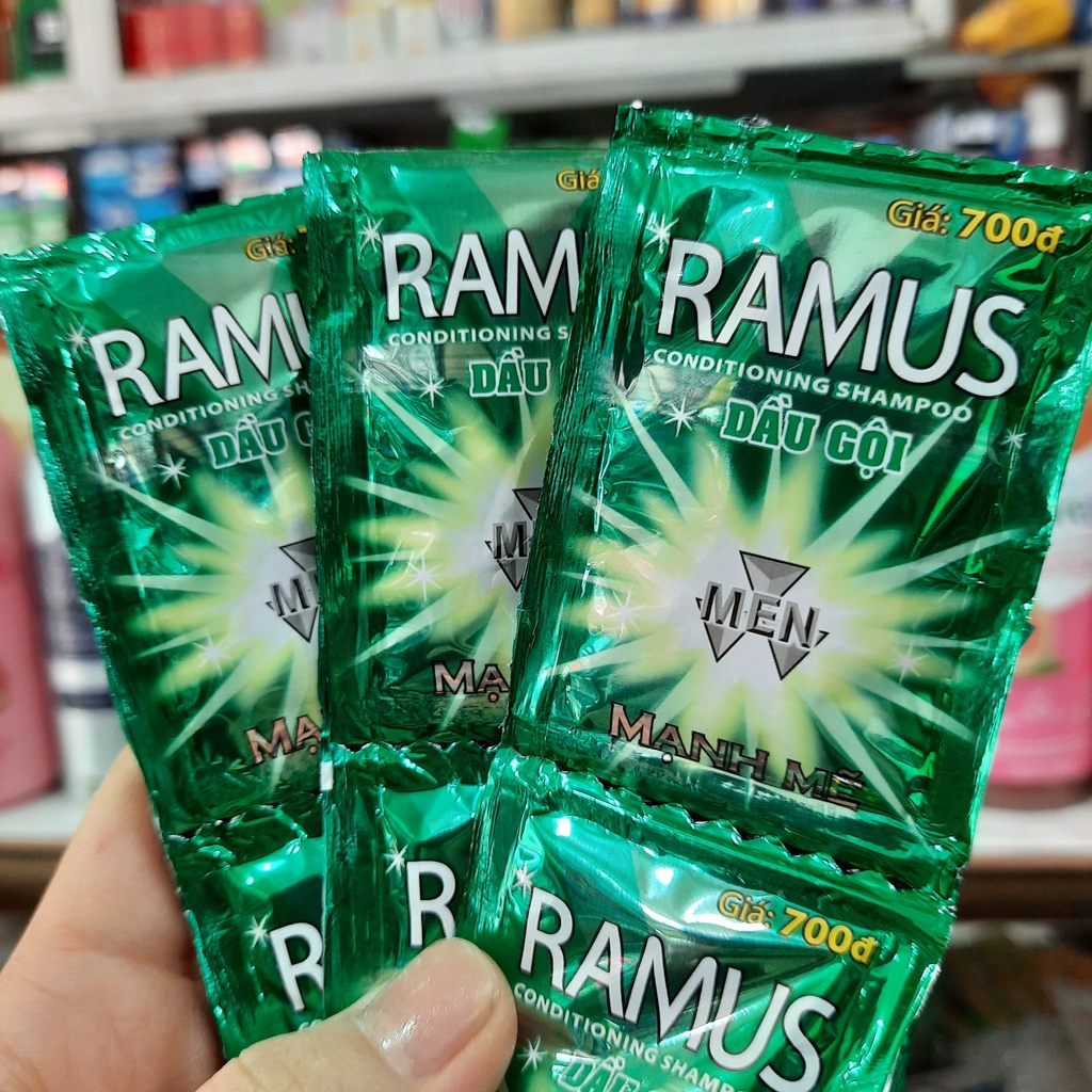 Dây 12 Gói Dầu Gội Ramus Men 4ml.