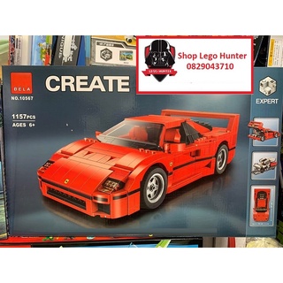 Xếp Hình Creator Super Car Bela 10567 mô hình lắp ráp  Siêu Xe Ferarri 1157 chi tiết