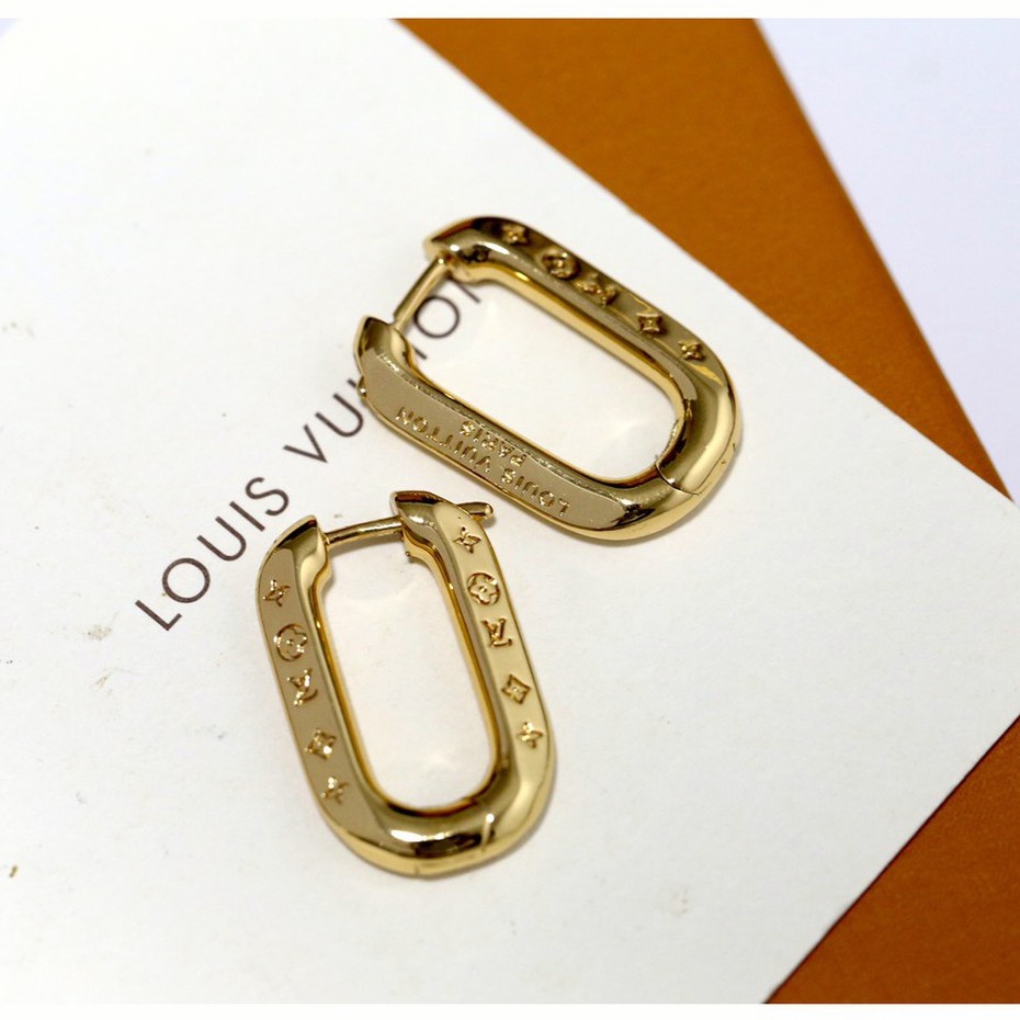 Bông Tai Hình Oval Bằng Thép Titan Cao Cấp Không Gây Dị Ứng Phong Cách Nhật Hàn Cổ Điển Thời Trang Cho Nữ