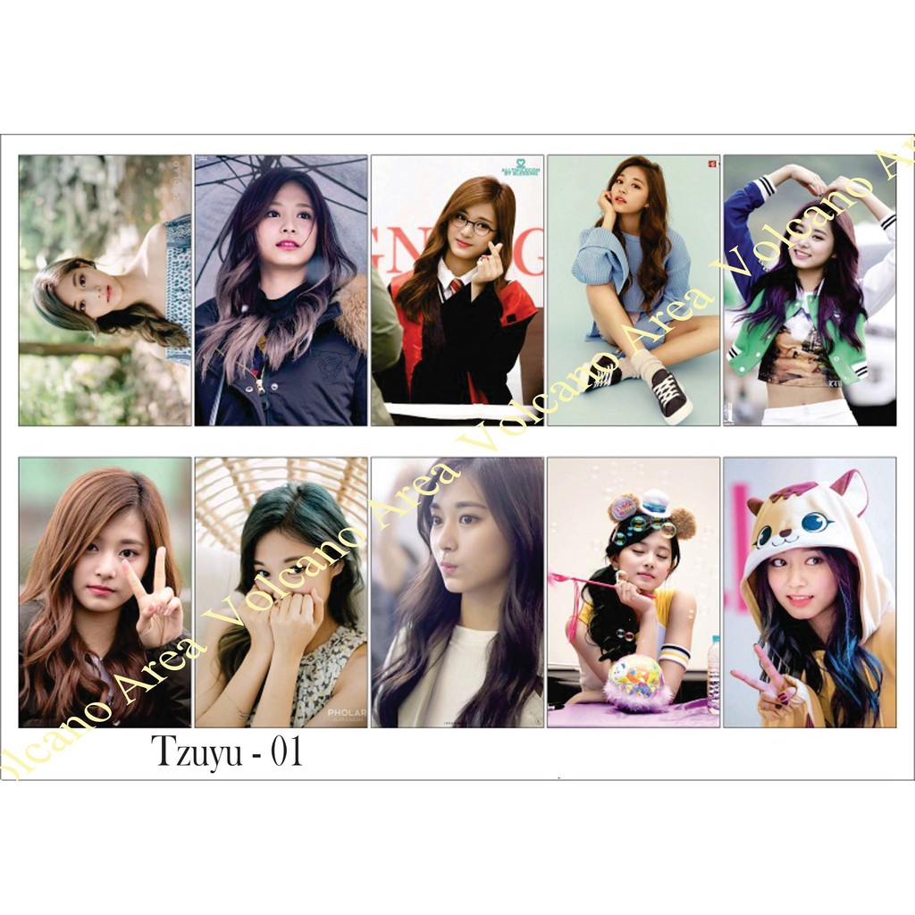 [TWICE] Set Sticker Tzuyu - 3 mẫu (có nhiều mẫu hình dán Kpop)
