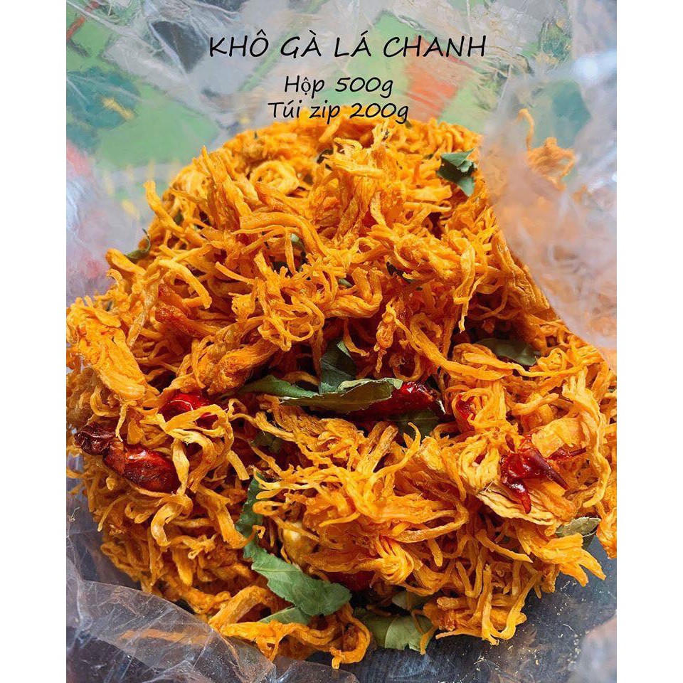 500gr heo khô cháy tỏi + 500gr khô gà lá chanh loại ngon| KingFood - Thế Giới Đồ Ăn Vặt - Đồ Ăn Vặt Hà Nội