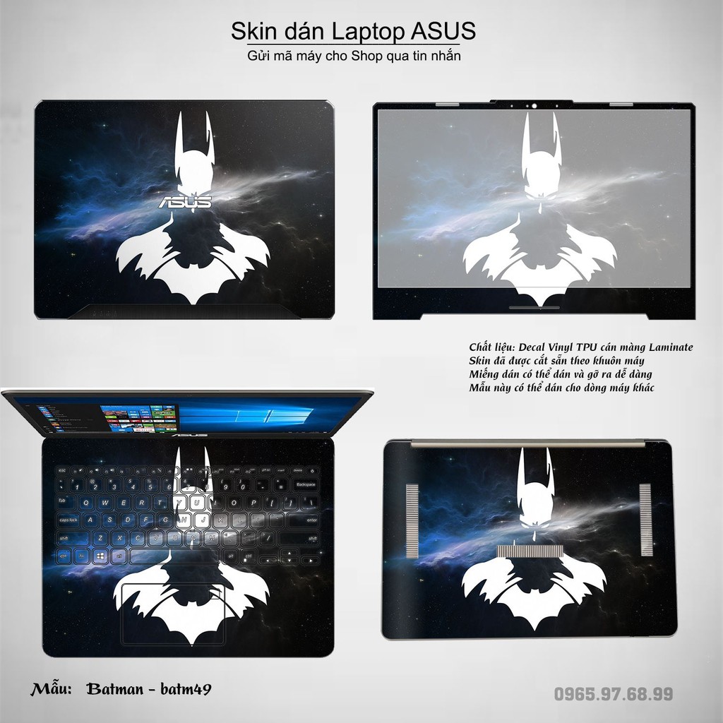 Skin dán Laptop Asus in hình Người dơin _nhiều mẫu 2 (inbox mã máy cho Shop)