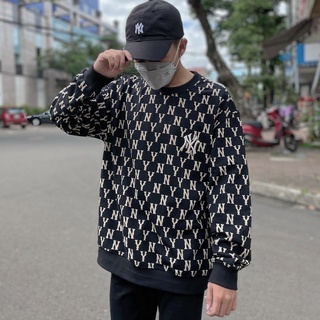 Chính hãng] [Giá hủy diệt] Áo Sweater M.L.B Monogram Diamond Code: 3AMTM0314-43BGD [Rẻ vô địch] [Có sẵn]